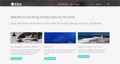 Desktop Screenshot of elitedivingagency.com